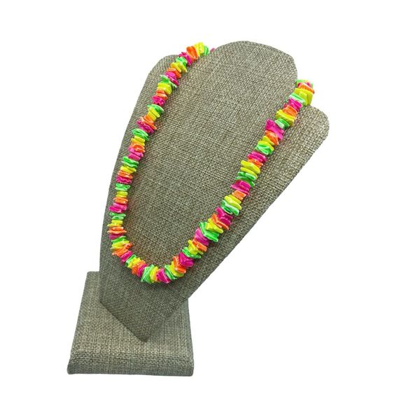 Multicolored Puka Shell Necklace - Picture 3 of 3